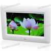 Фоторамка 7″ Wide Screen TFT LCD Desktop Digital Photo Frame with SD/MMC/TV Out — White